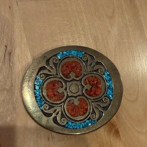 BTS Solid Brass belt buckle 1978